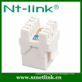 2014 Netlink New arrived ABS White Krone Cat.5e RJ45 Keystone Jack